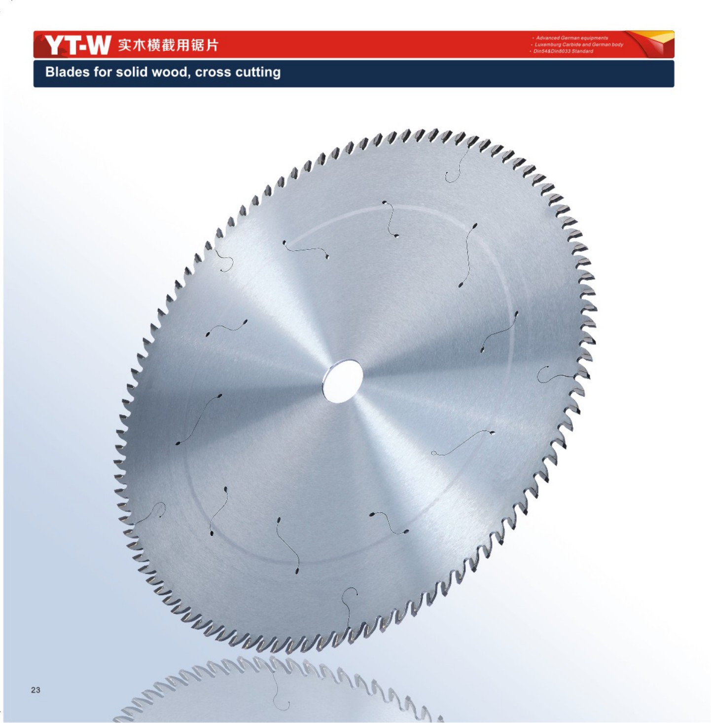 Solid Wood Cross-Cutting Saw Blade